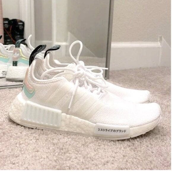 adidas Shoes - Adidas Japanese NMD_R1 Comfy Black/White Logo Running Tennis Daily Casual Shoes